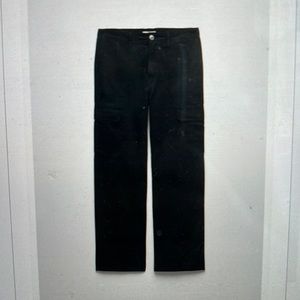 Zara straight cargo pants black
